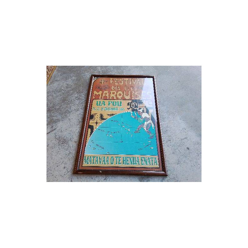 AFFICHE 4EME FESTIVAL DES ILES MARQUISES