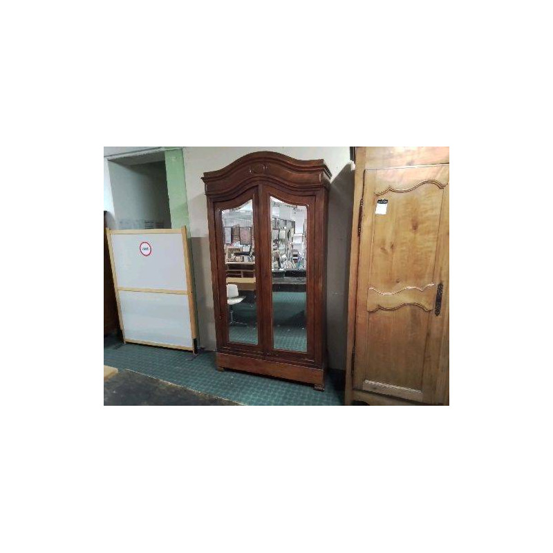 BONNETIÈRE ÉTAGÈRE 2 PORTES AVEC GLACE