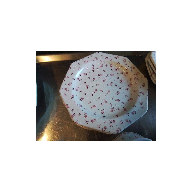 LOT DE 4 ASSIETTES PLATES 