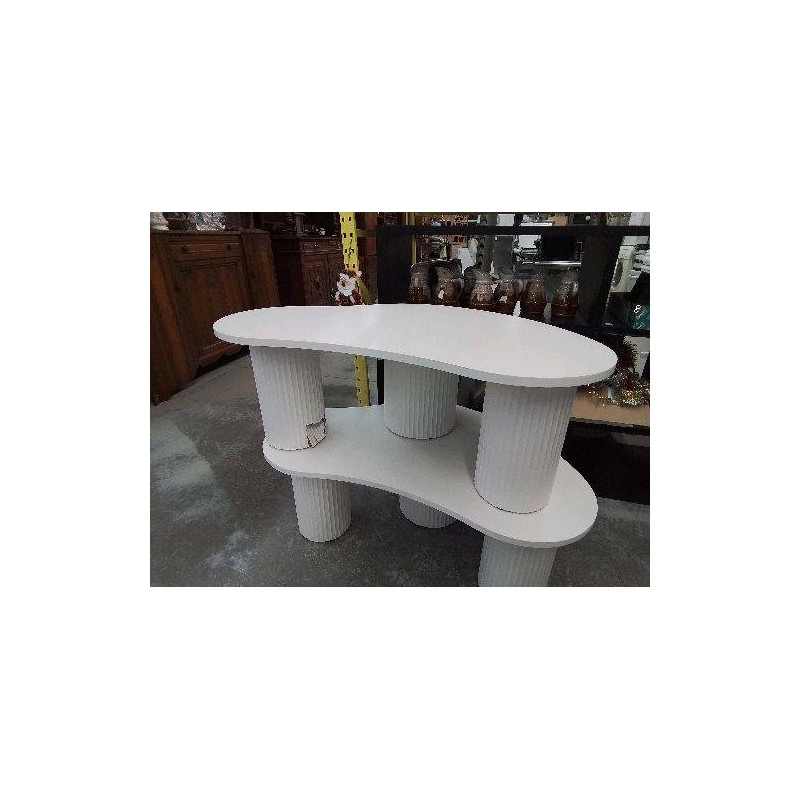 TABLE DE SALON DESIGN CONTEMPORAIN PIED ABIMÉ REF:OVI010495140-A-MM