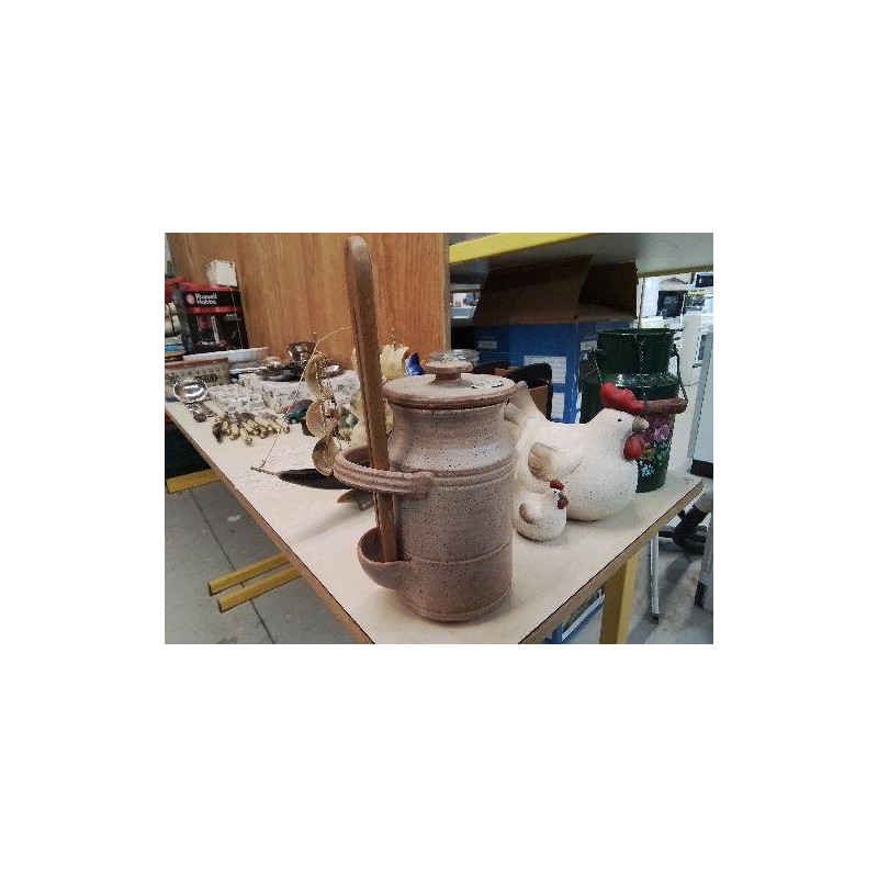 POT A CORNICHON EN GRÈS 