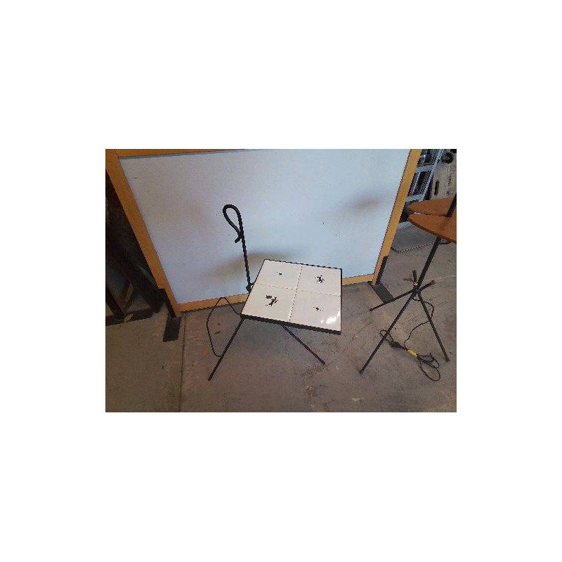 BOUT DE CANAPÉ PORTE REVUE CARELE ANNÉE 50