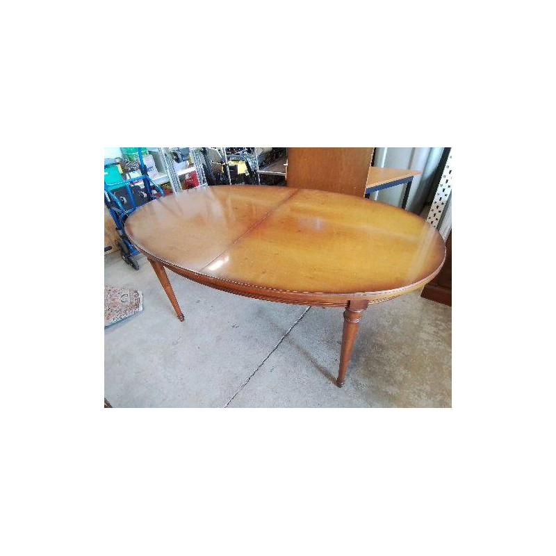 TABLE OVALE EN MERISIER 