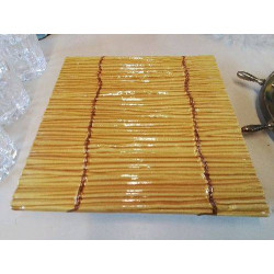 PLAT EN GRES ÉMAILLÉ 