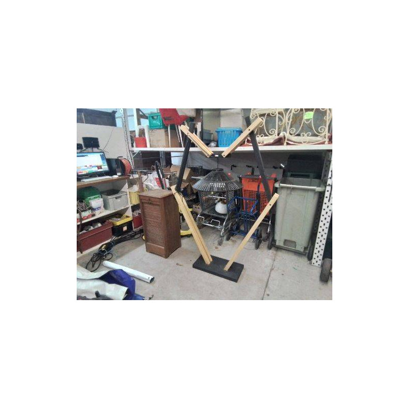 GRANDE LAMPE DESIGN CHARPENTE