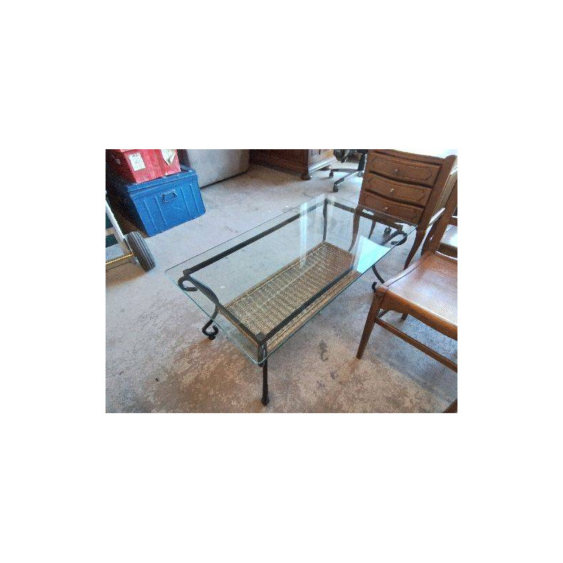 TABLE BASSE EN VERRE 