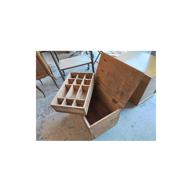 CAISSE DE RANGEMENT EN BOIS 