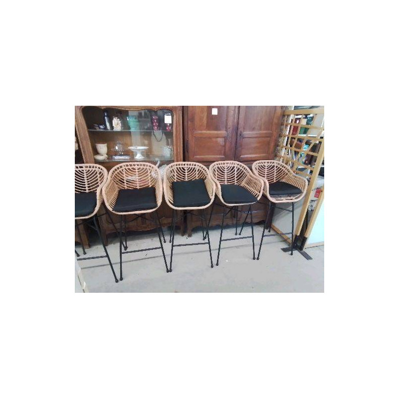 CHAISE HAUTE EN OSIER REF NON RENSEIGNER