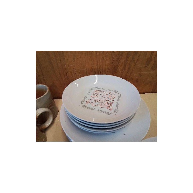 LOT DE 5 ASSIETTE À PATE 