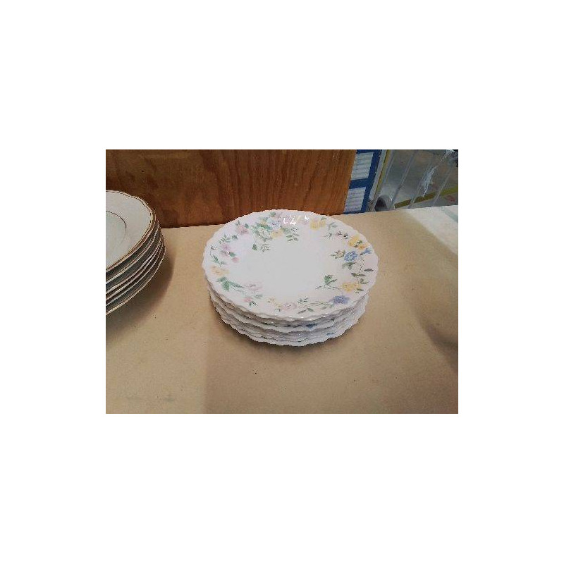 LOT DE 11 ASSIETTES À DESSERT 