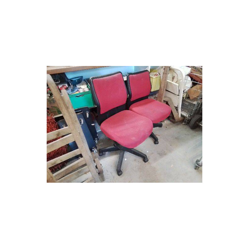 CHAISE DE BUREAU ROUGE