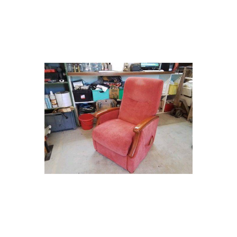 FAUTEUIL RELAX MICROFIBRE ROUGE