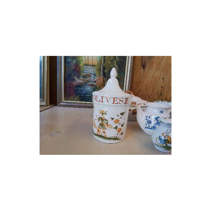 POT À OLIVES MOUSTIER 
