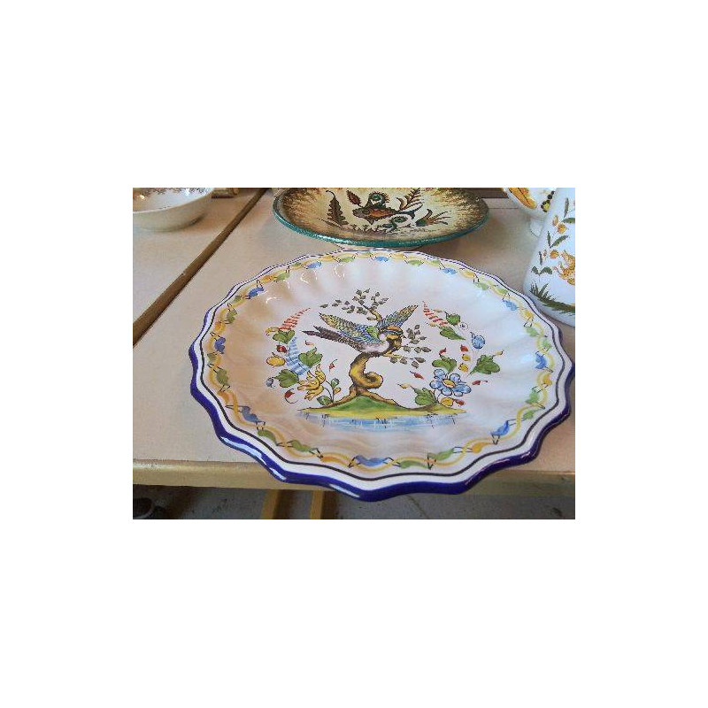 PLAT MOTIF OISEAU MONTIGNON 