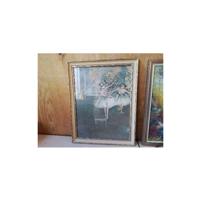CADRE REPRODUCTION LES DANSEUSE DE DEGAS