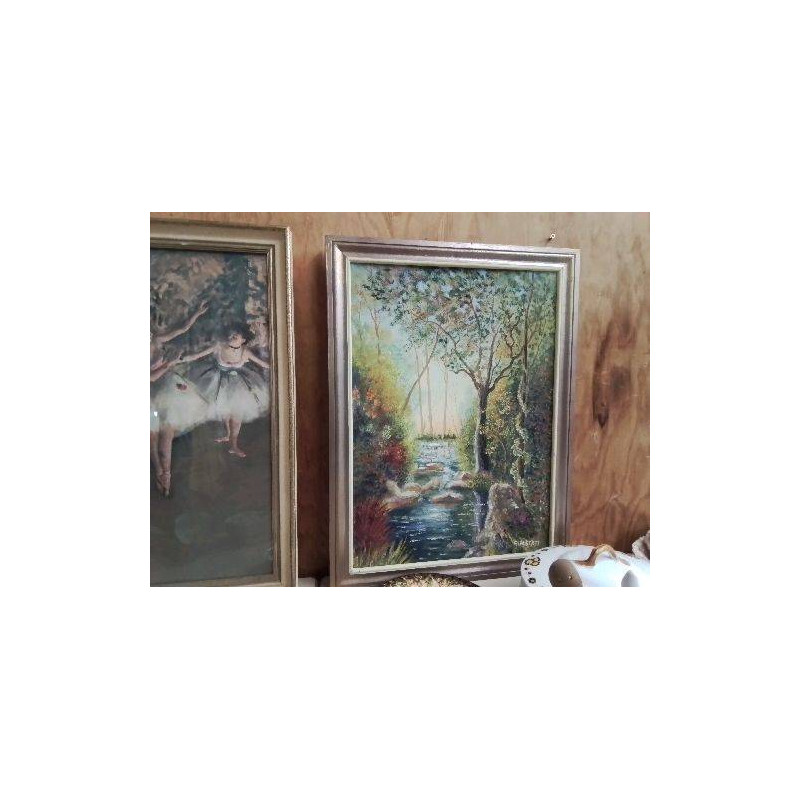 TABLEAU PEINTURE RIVIÈRE 