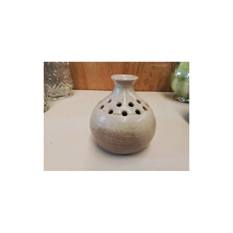 PIQUE FLEUR EN GRÈS 