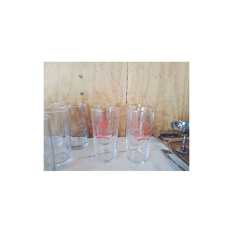 LOT DE 4 VERRES CAPLSBERG 