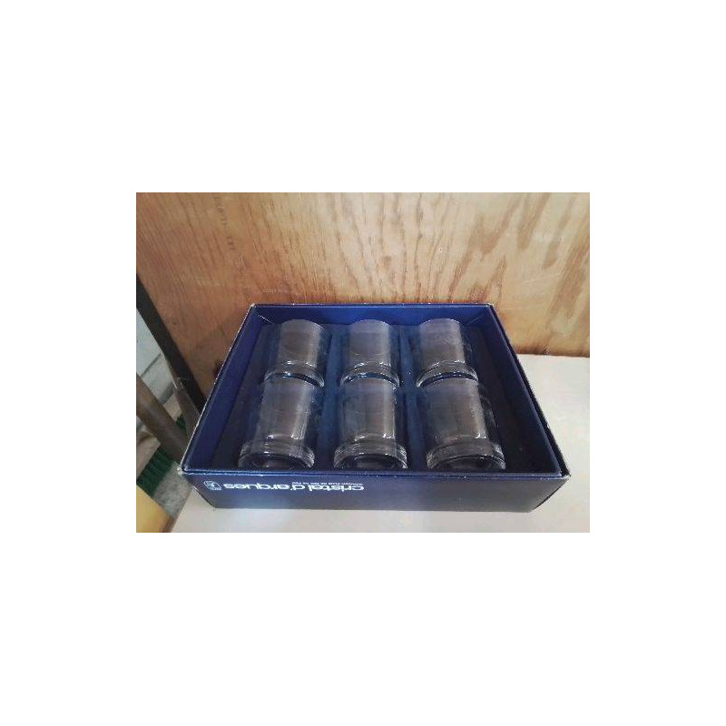 COFFRET 6 VERRES CRISTAL D’ARQUES 