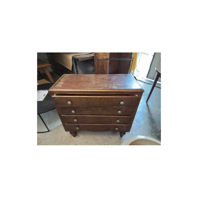 COMMODE 4 TIROIRS ANNÉE 60