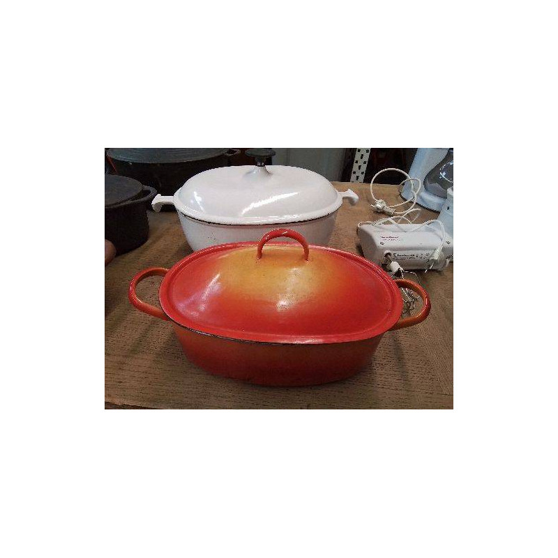COCOTTE EN FONTE ÉMAILLÉE 