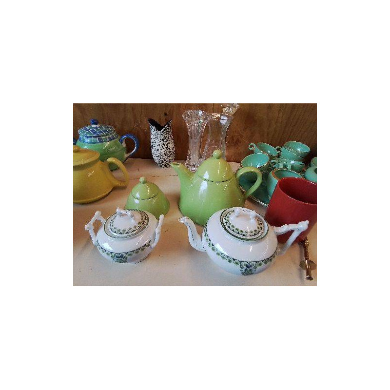 THÉIÈRE AVEC SON SUCRIER 