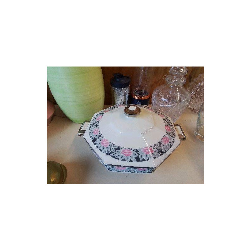 SOUPIÈRE MOTIF ROSE 