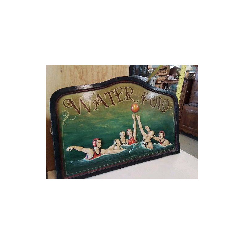 PANNEAU BOIS WATER-POLO 