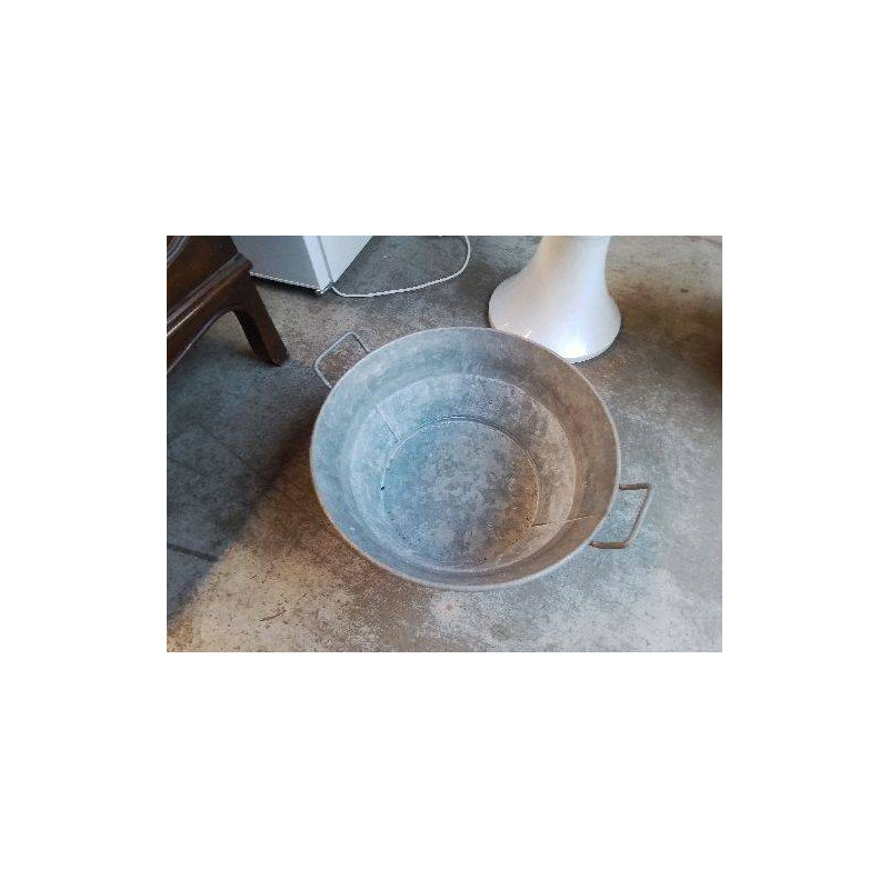 BASSINE EN ZINC 