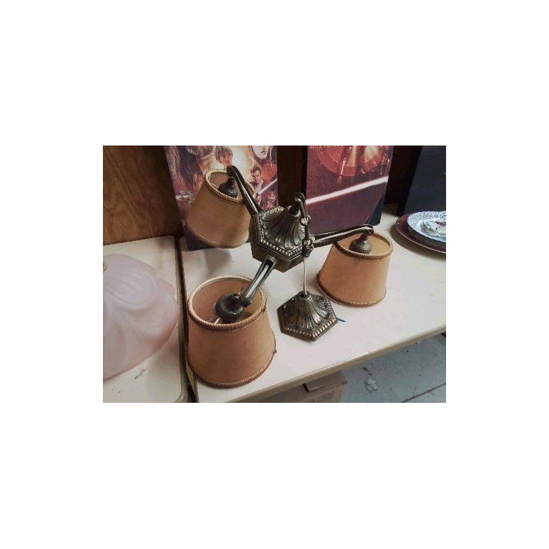 SUSPENSION EN LAITON STYLE ART DECO