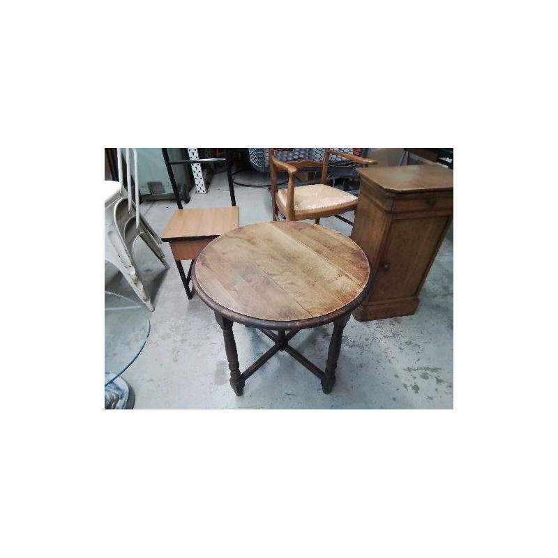 TABLE RONDE D’APPOINT EN BOIS 