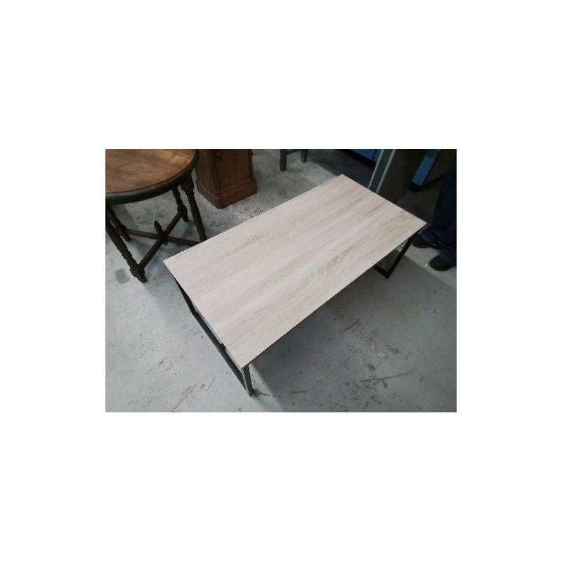 TABLE BASSE RECTANGULAIRE STYLE INDUSTRIEL 