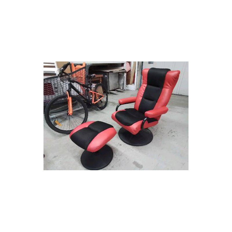 FAUTEUIL RELAX TYPE STRESSLESS AVEC SON OTTOMAN