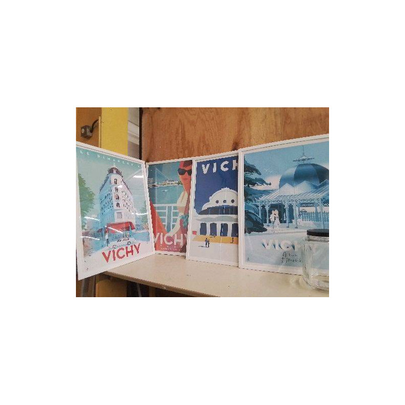 AFFICHE VICHY ENCADRÉE