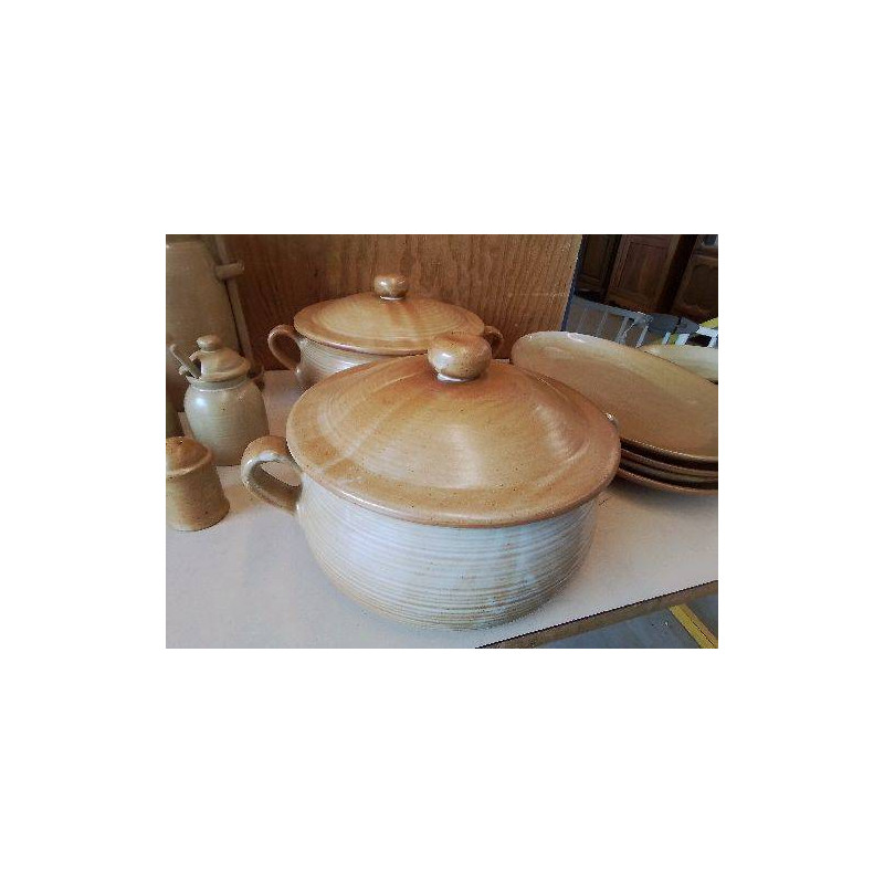 SOUPIÈRE EN GRES VILLAGE