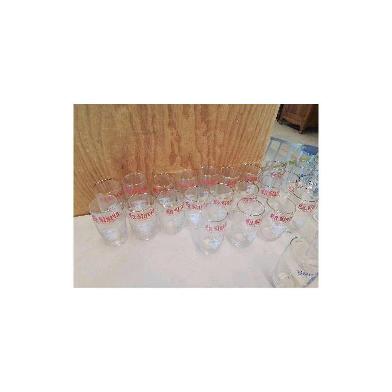 VERRE PUBLICITAIRE LA SLAVIA