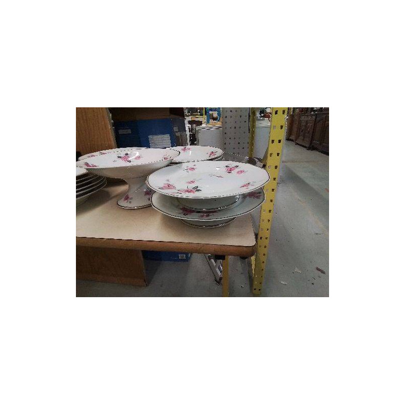 PRESENTOIRE ECOR AUX ROSES STYLISÉ EPOQUE ART DECO