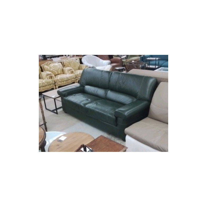 CANAPE 2/3 PLACES CUIR BOUTEILLE