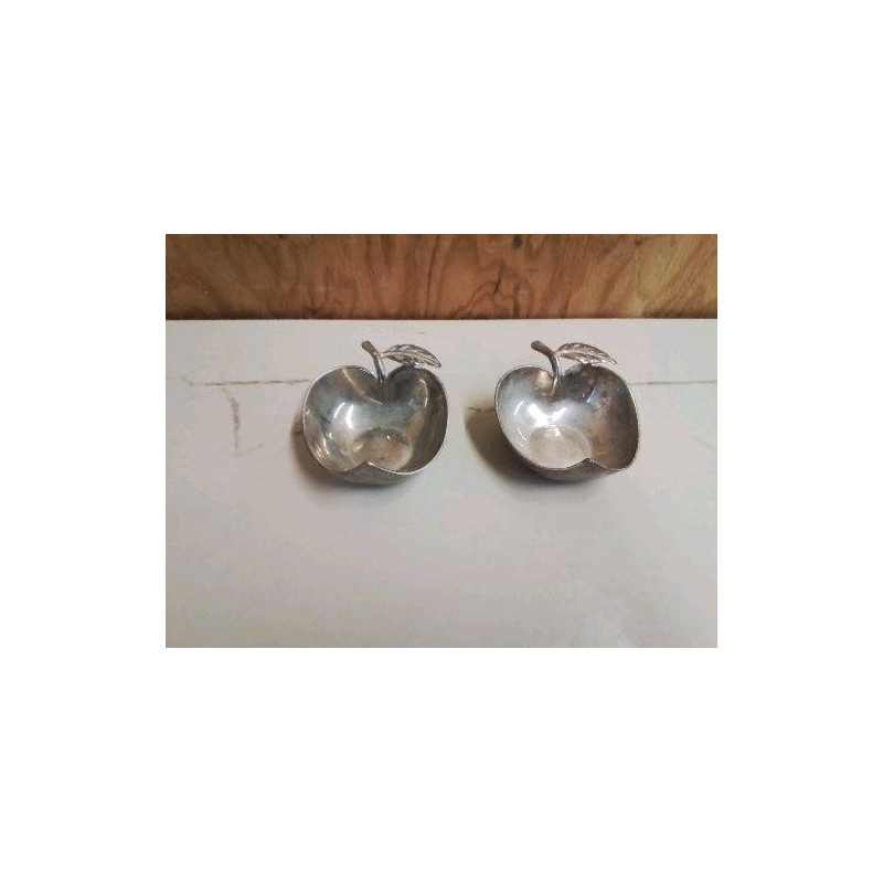 PETIT BOL DE SERVICE EN MÉTAL ARGENTÉ 