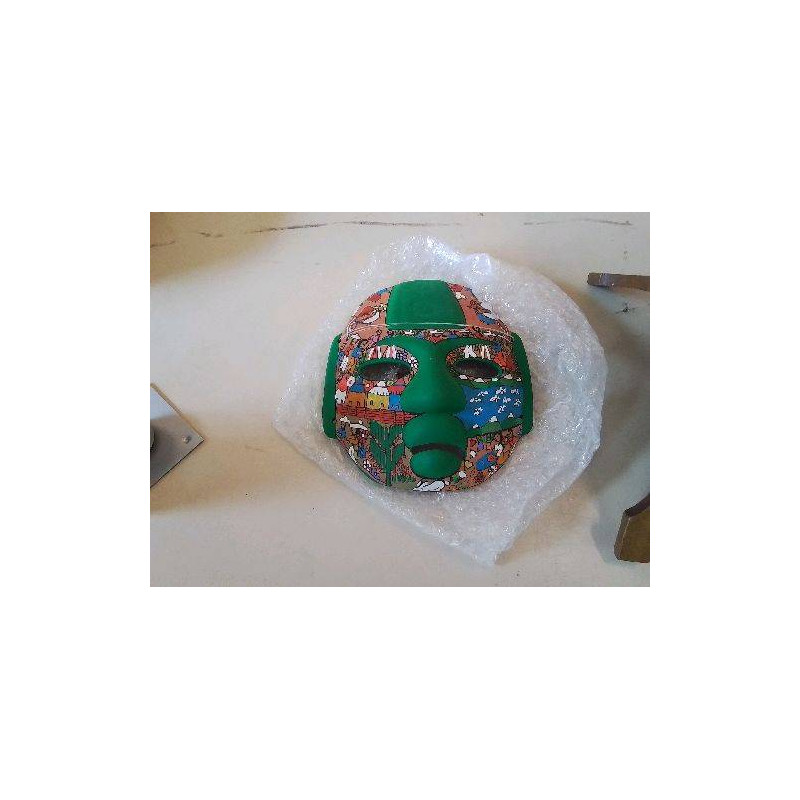 MASQUE MEXICAIN EN TERRE CUITE