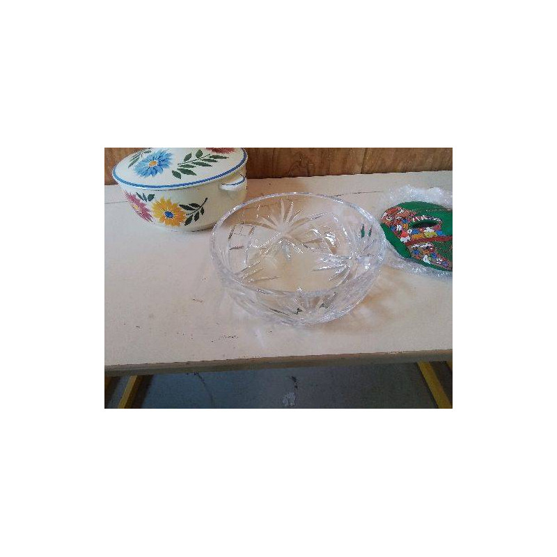 SALADIER EN CRISTAL DE SAINT LOUIS