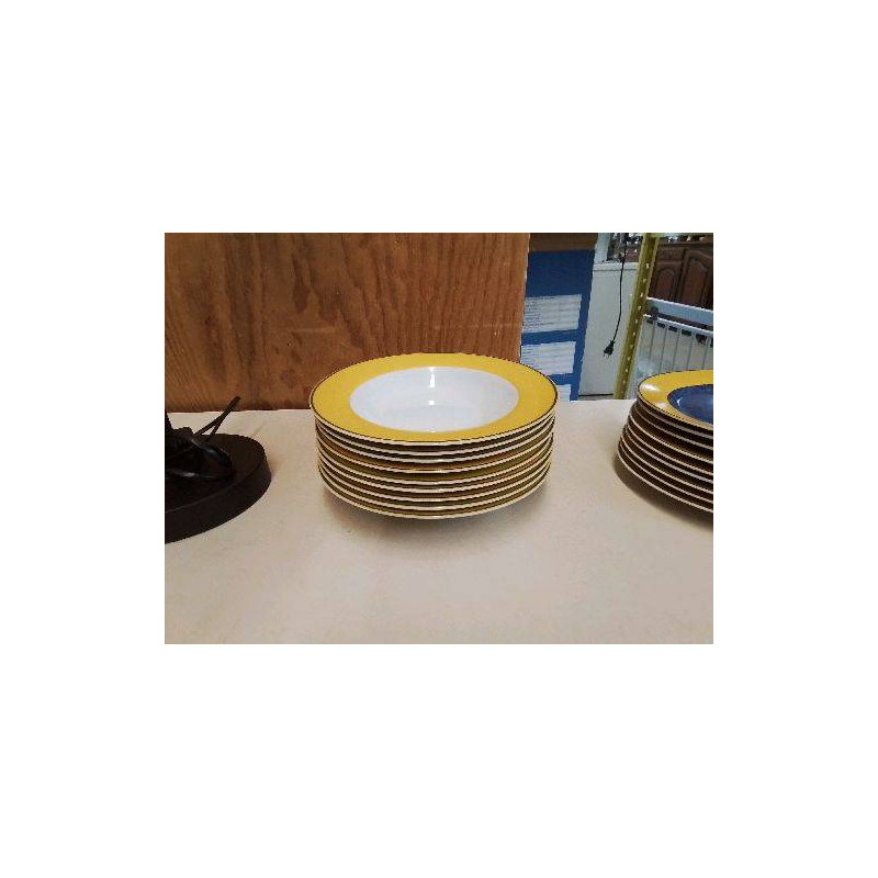 ASSIETTES CREUSES ESPRIT PROVENCALE