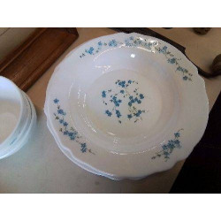 PLAT MOTIF MYOSOTIS 