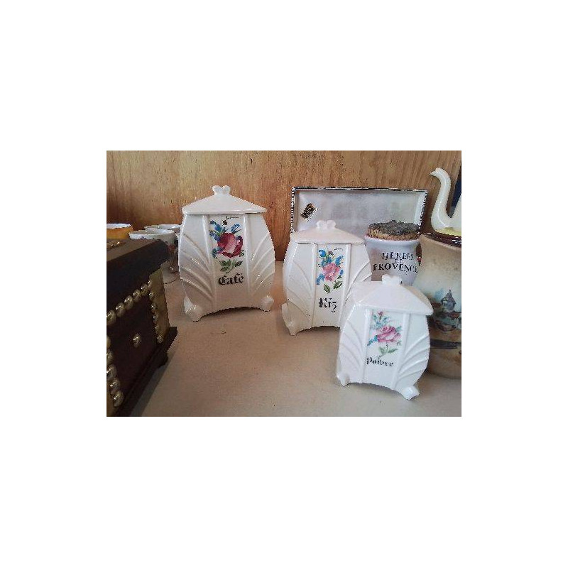ENSEMBLE POT MOTIF FLORAL 