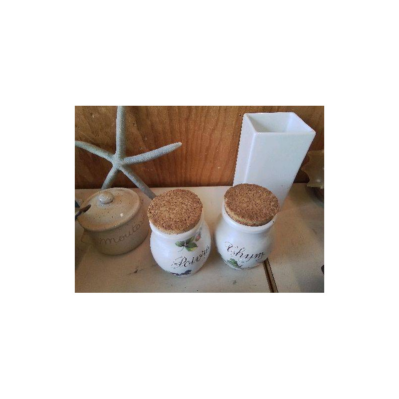 POT À EPICE MOTIF FLORAL 