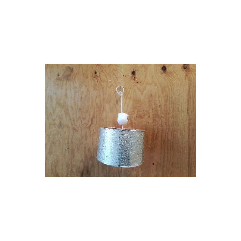 SUSPENSION GRISE INTÉRIEUR ROUGE 