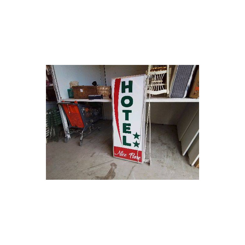 ENSEIGNE LUMINEUSE GEANTE HOTEL NICE FLORE 