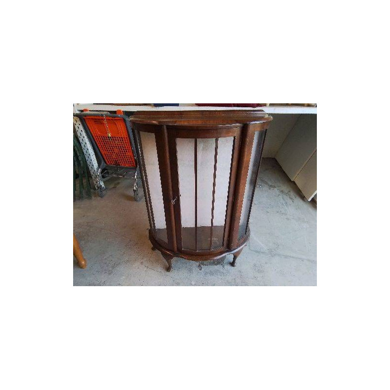 VITRINE EN ACAJOU 