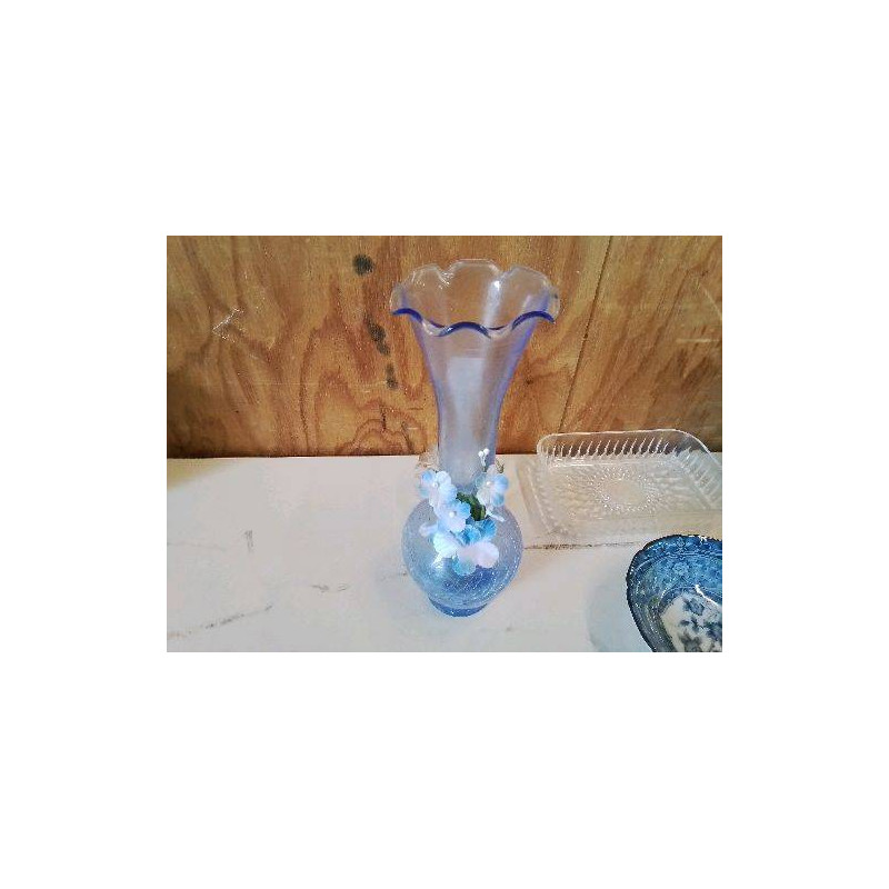 SOLIFLORE BLEU EFFET CRAQUELÉ 