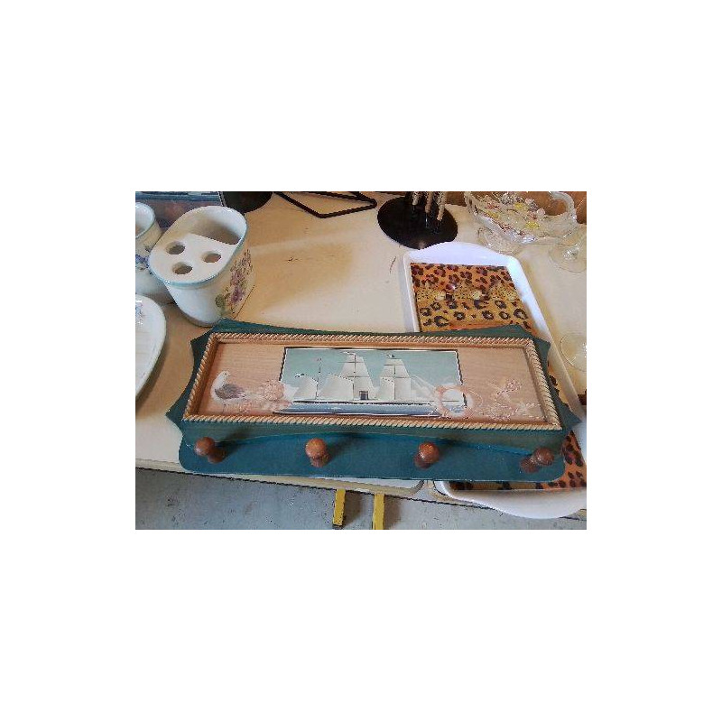 PORTE MANTEAU THÈME MARITIME 